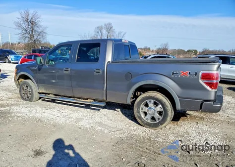 2010 Ford F150 Supercrew из США, поврежденный, VIN 1FTFW1EV0AFA78845